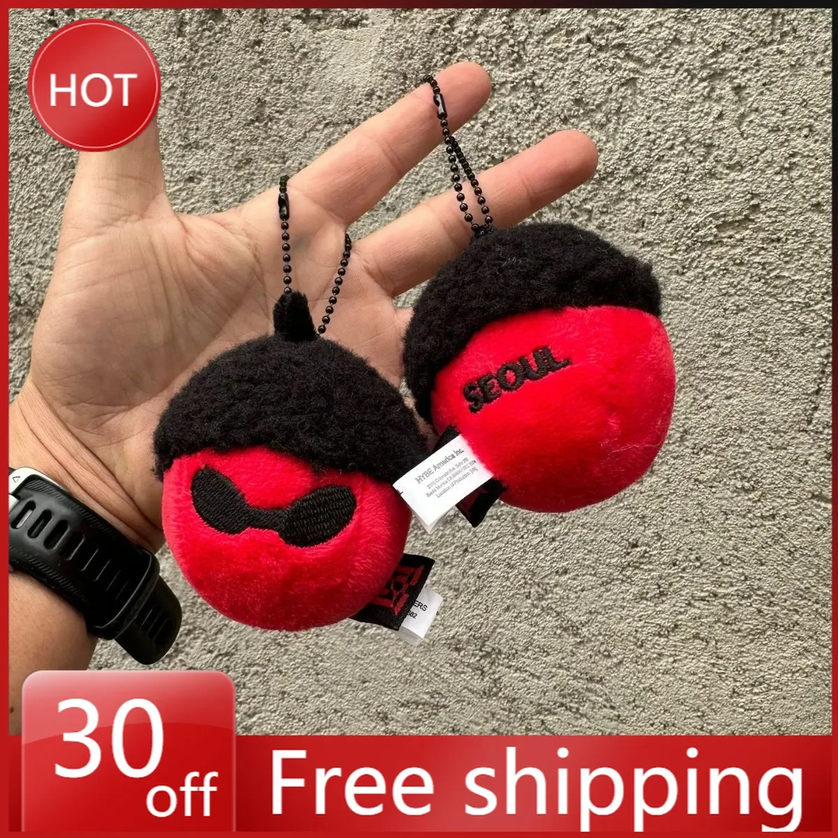 Kpop Idol J-Hope Acorn Keyring Charm Plush Keychains Concert Same Style Fans Interesting Collection Pendant Gift Children Toys
Kpop Idol J-Hope Acorn Keyring Charm Plush Keychains Concert Same Style Fans Interesting Collection Pendant Gift Children Toys