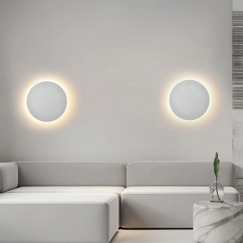 Round Wall Lamp Led Bedroom Bedside Lamp Modern Minimalist Creative Living Room Background Wall Decoration Atmosphere Wall Lamp
Round Wall Lamp Led Bedroom Bedside Lamp Modern Minimalist Creative Living Room Background Wall Decoration Atmosphere Wall Lamp