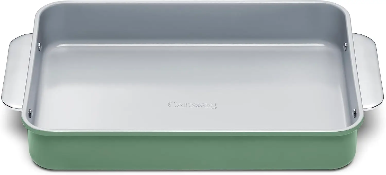Non-Stick Ceramic 9”x13” Rectangle Pan - Naturally Slick Ceramic Coating - Non-Toxic, PTFE & PFOA Free - Perfect for Brownies
Non-Stick Ceramic 9”x13” Rectangle Pan - Naturally Slick Ceramic Coating - Non-Toxic, PTFE & PFOA Free - Perfect for Brownies
