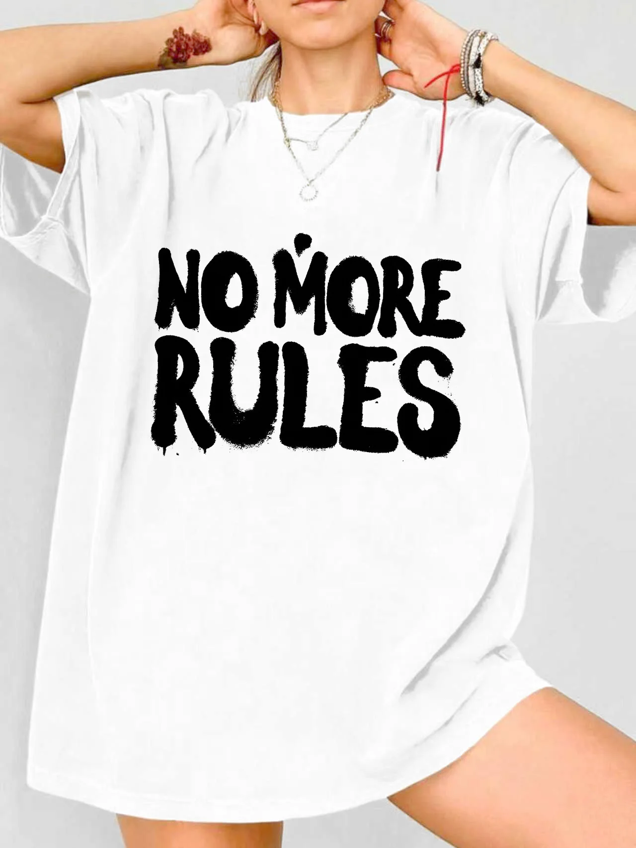 【WDS0038】Plus size women's round neck short sleeve T-shirt with elastic half sleeves and trendy prints
【WDS0038】Plus size women's round neck short sleeve T-shirt with elastic half sleeves and trendy prints