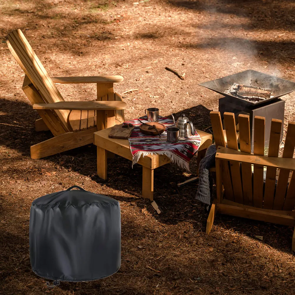 Fire Pit Round Protective Waterproof Polyester 420D Outdoor BBQ Stove Outdoor Fireplace Protector Dustproof Fireplace Covers 
Fire Pit Round Protective Waterproof Polyester 420D Outdoor BBQ Stove Outdoor Fireplace Protector Dustproof Fireplace Covers