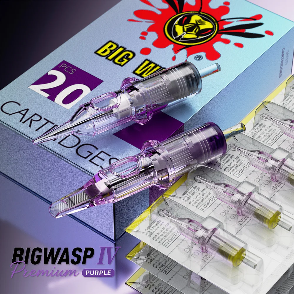 BIGWASP Series Tattoo Needles Cartridges 20pcs/box RL/RS/RM/M1 0.30mm/0.35mm Safety Disposable Permanent Makeup Body Art Needles
BIGWASP Series Tattoo Needles Cartridges 20pcs/box RL/RS/RM/M1 0.30mm/0.35mm Safety Disposable Permanent Makeup Body Art Needles