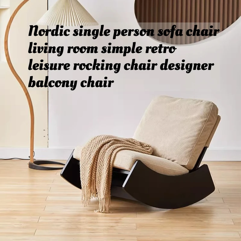 Nordic Accent Armchair Living Room Minimalist Vintage Relax Rocking Chair French Designer Balcony Comfy Lounge
Nordic Accent Armchair Living Room Minimalist Vintage Relax Rocking Chair French Designer Balcony Comfy Lounge