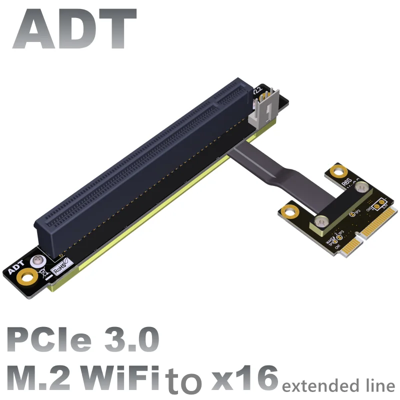 MPCIe Wi-Fi беспроводной телефон, кабель-удлинитель передается на PCI-E x16, полоса пропускания скорости: PCIe 3,0x1 gen3 8G/bps
MPCIe Wi-Fi беспроводной телефон, кабель-удлинитель передается на PCI-E x16, полоса пропускания скорости: PCIe 3,0x1 gen3 8G/bps