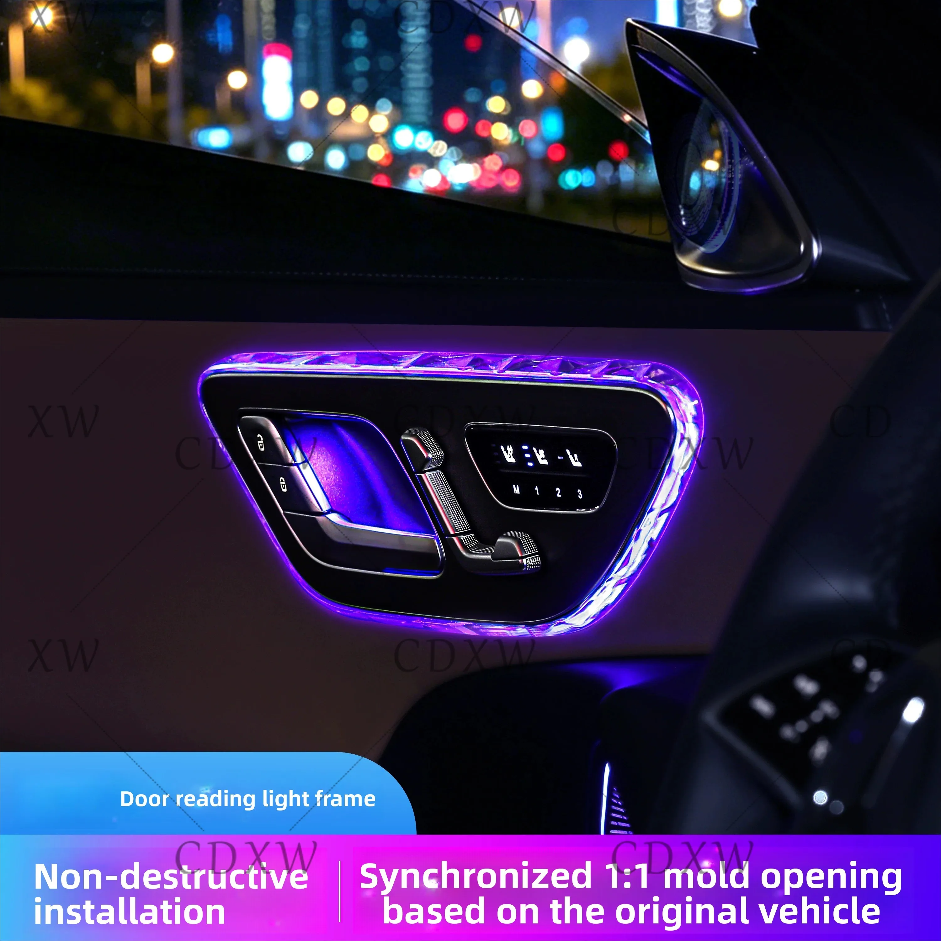 For Mercedes-Benz W206 C-Class W214 E-Class W223 S-Class X254 GLC EQE EQS Door Ambience Light Crystal Decorative Strip
For Mercedes-Benz W206 C-Class W214 E-Class W223 S-Class X254 GLC EQE EQS Door Ambience Light Crystal Decorative Strip