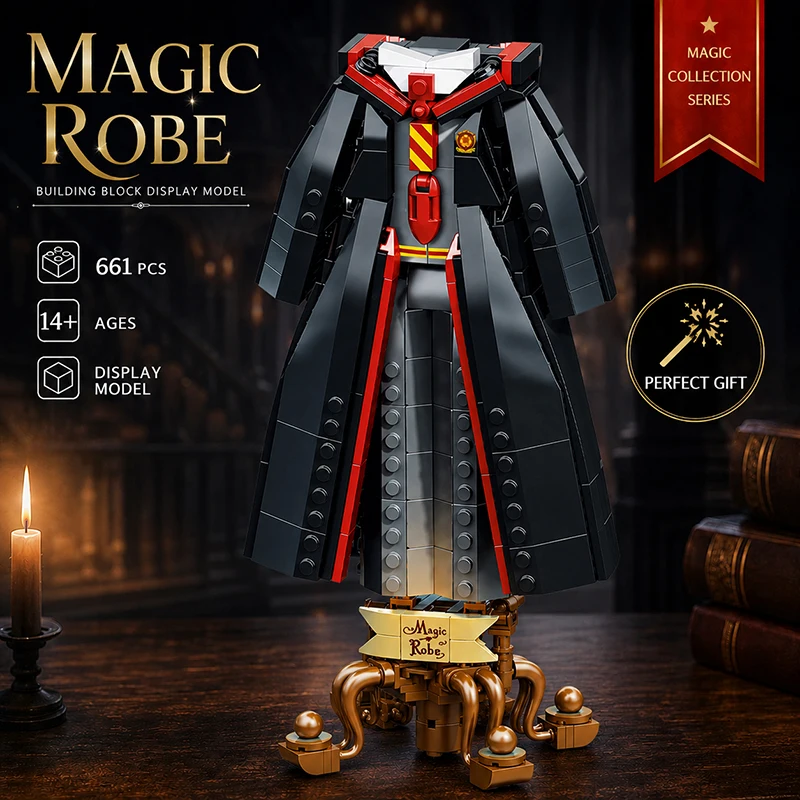 Magic Robe MOC Building Blocks Model Potter Medieval Magic School DIY Blocks Toys Holiday Gifts Adult Brick Decoration 661Pcs
Magic Robe MOC Building Blocks Model Potter Medieval Magic School DIY Blocks Toys Holiday Gifts Adult Brick Decoration 661Pcs