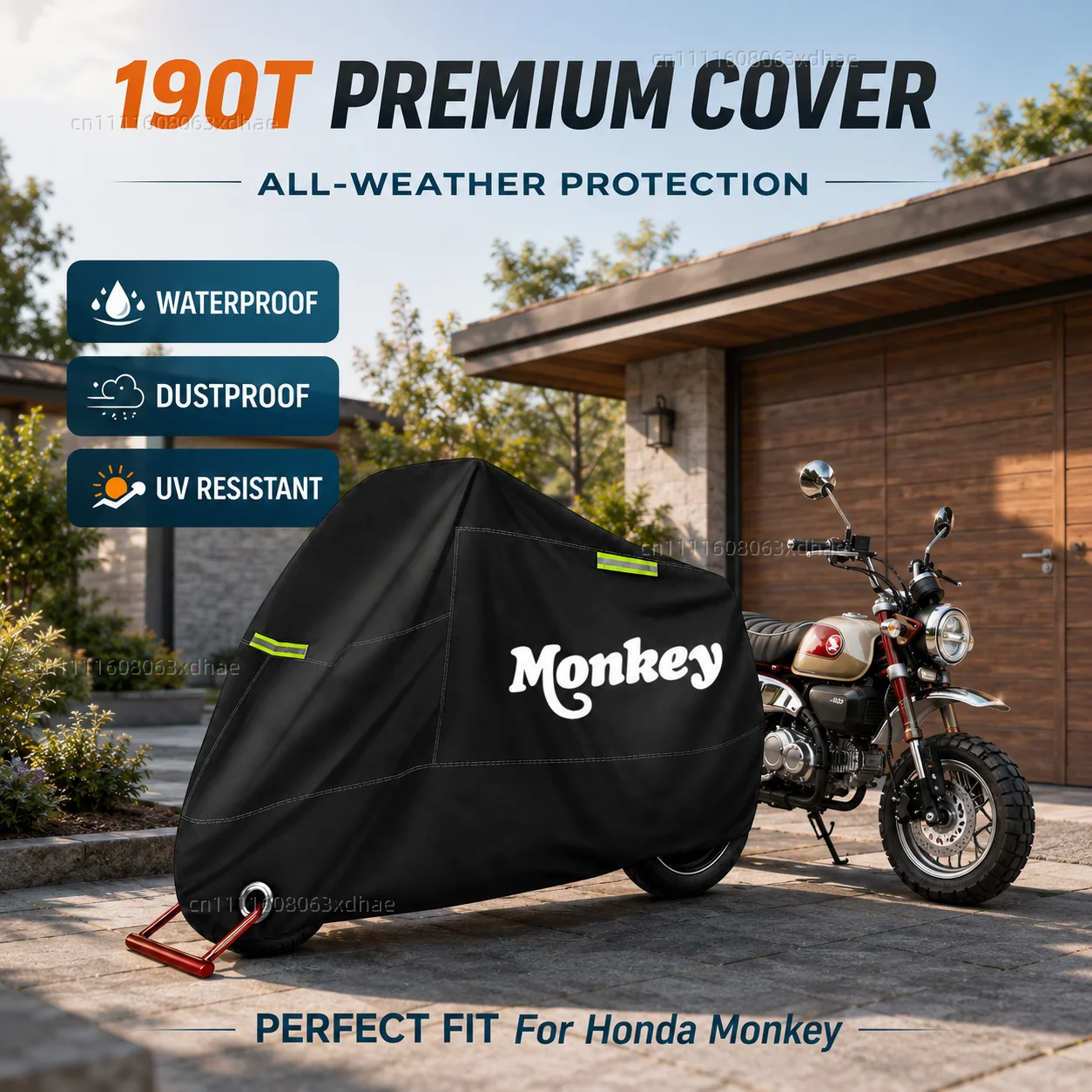 Outdoor Motorcycle Cover Waterproof Full Protection 190T Oxford Cloth For For Honda Monkey Z-125 Z125 Z 125
Outdoor Motorcycle Cover Waterproof Full Protection 190T Oxford Cloth For For Honda Monkey Z-125 Z125 Z 125