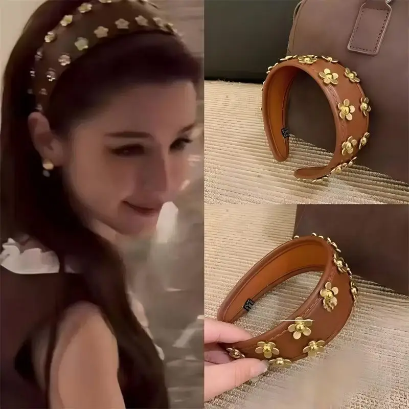 Осенне-зимняя классическая высококачественная повязка для волос с цветочным темпераментом, модная легкая роскошная повязка на голову в стиле ретро для женщин
Осенне-зимняя классическая высококачественная повязка для волос с цветочным темпераментом, модная легкая роскошная повязка на голову в стиле ретро для женщин