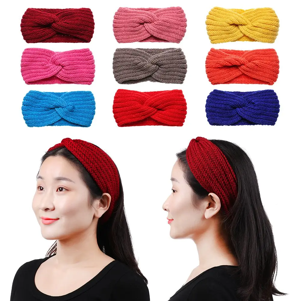Warm Women Winter Head Wrap Weaving Cross Headband Crochet Turban Knitting Headwear
Warm Women Winter Head Wrap Weaving Cross Headband Crochet Turban Knitting Headwear