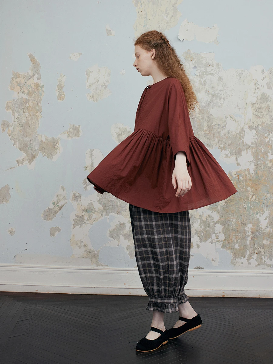 Loose Lantern Pants Nine Points Casual Trousers Elastic Waist Linen Flower Pants Women's Autumn Faion Thin Model
Loose Lantern Pants Nine Points Casual Trousers Elastic Waist Linen Flower Pants Women's Autumn Faion Thin Model