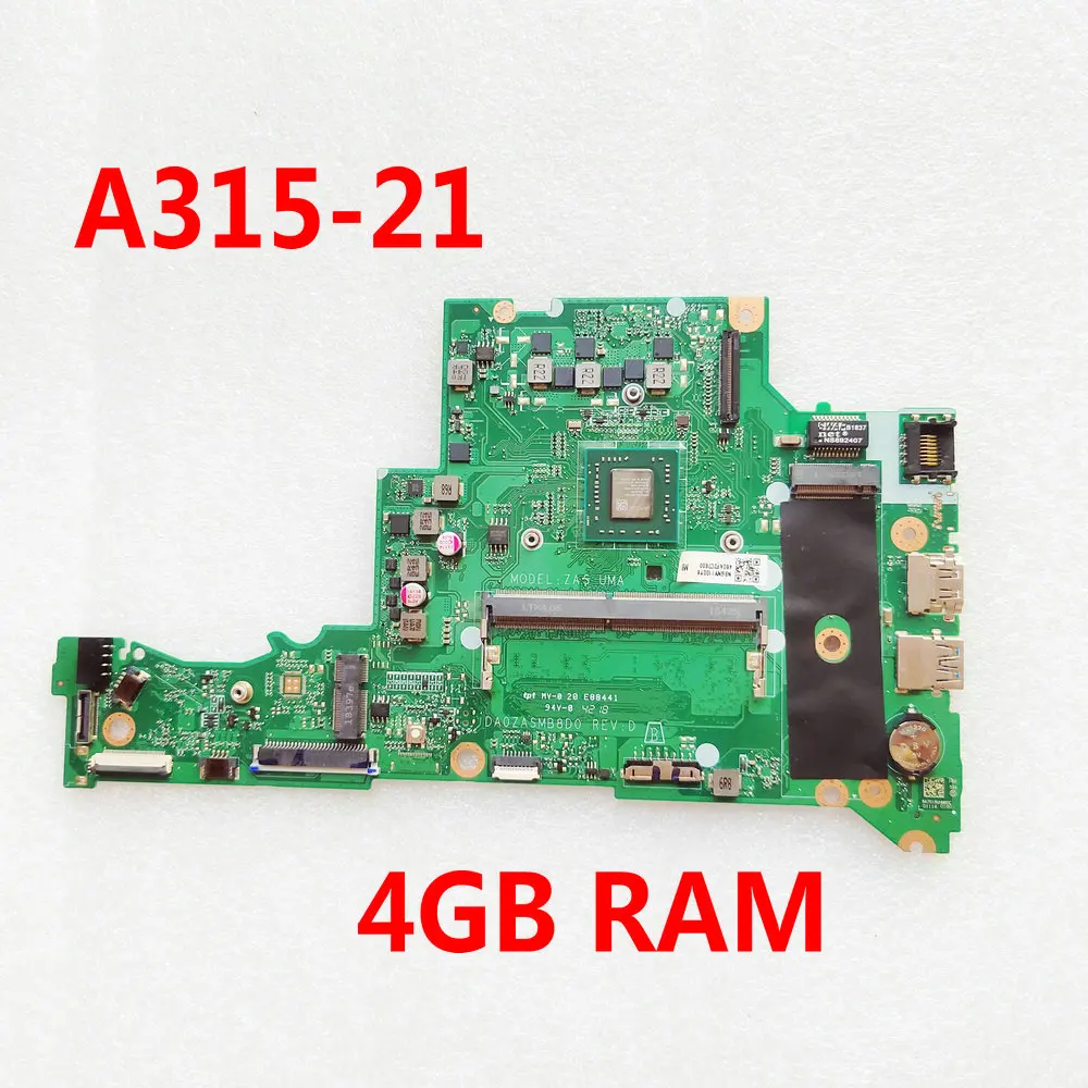 A315-21 DA0ZASMB8D0 для ACER Aspire A315-21 A315-21G Материнская плата ноутбука с процессором: E2-9000 RAM: 4G 100% тест в порядке
A315-21 DA0ZASMB8D0 для ACER Aspire A315-21 A315-21G Материнская плата ноутбука с процессором: E2-9000 RAM: 4G 100% тест в порядке