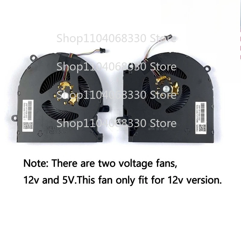 New CPU+GPU 12V Fan for HP OMEN 15-EK 15-EN TPN-Q236 M04215-001 M04216-001
New CPU+GPU 12V Fan for HP OMEN 15-EK 15-EN TPN-Q236 M04215-001 M04216-001
