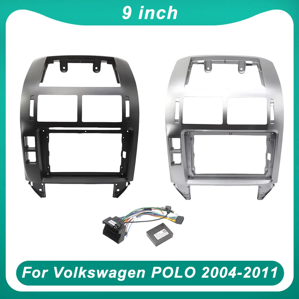 Car 9 Inch Radio Fascia For Volkswagen POLO 2004-2011 Frame Android 2Din MP5 Player Stereo Panel
Car 9 Inch Radio Fascia For Volkswagen POLO 2004-2011 Frame Android 2Din MP5 Player Stereo Panel