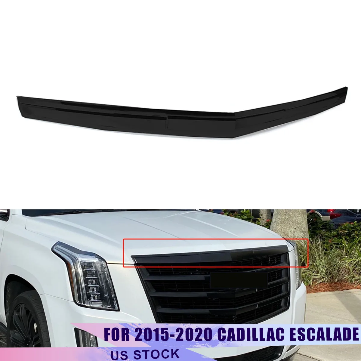 Глянцевая черная накладка на переднюю часть капота на 2015-2020 Cadillac Escalade ESV, замена GM 1235129 22956470 Накладка на переднюю полоску капота
Глянцевая черная накладка на переднюю часть капота на 2015-2020 Cadillac Escalade ESV, замена GM 1235129 22956470 Накладка на переднюю полоску капота