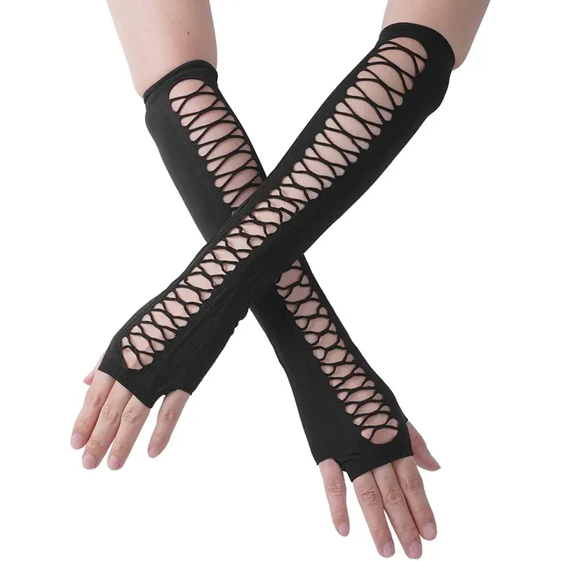 Black Fingerless Gloves women Punk Dark Gothic Cuff Men Hip Hop Hollow Out Rock Gloves E-GIRL Grunge Emo Accessories Mall Goth
Black Fingerless Gloves women Punk Dark Gothic Cuff Men Hip Hop Hollow Out Rock Gloves E-GIRL Grunge Emo Accessories Mall Goth