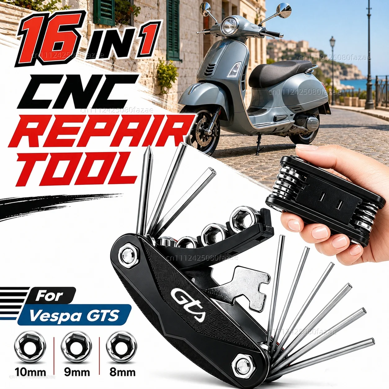For Vespa GTS 125 150 300 Super 300 Super300 GTV 125 GTV 250 GTV 300 Motorcycle Tool Repair Kit Multifunctional Screwdriver
For Vespa GTS 125 150 300 Super 300 Super300 GTV 125 GTV 250 GTV 300 Motorcycle Tool Repair Kit Multifunctional Screwdriver