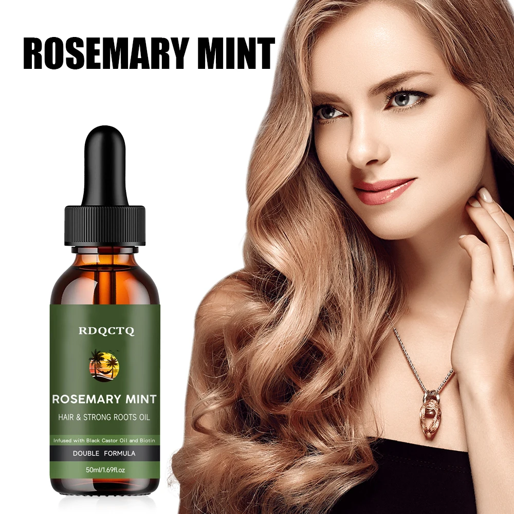 1/2PCS Rosemary Mint Hair Care Oil with Black Castor Oil & Biotin 50ML -Nourishing Root Strengthening Treatment for Healthy Hair
1/2PCS Rosemary Mint Hair Care Oil with Black Castor Oil & Biotin 50ML -Nourishing Root Strengthening Treatment for Healthy Hair