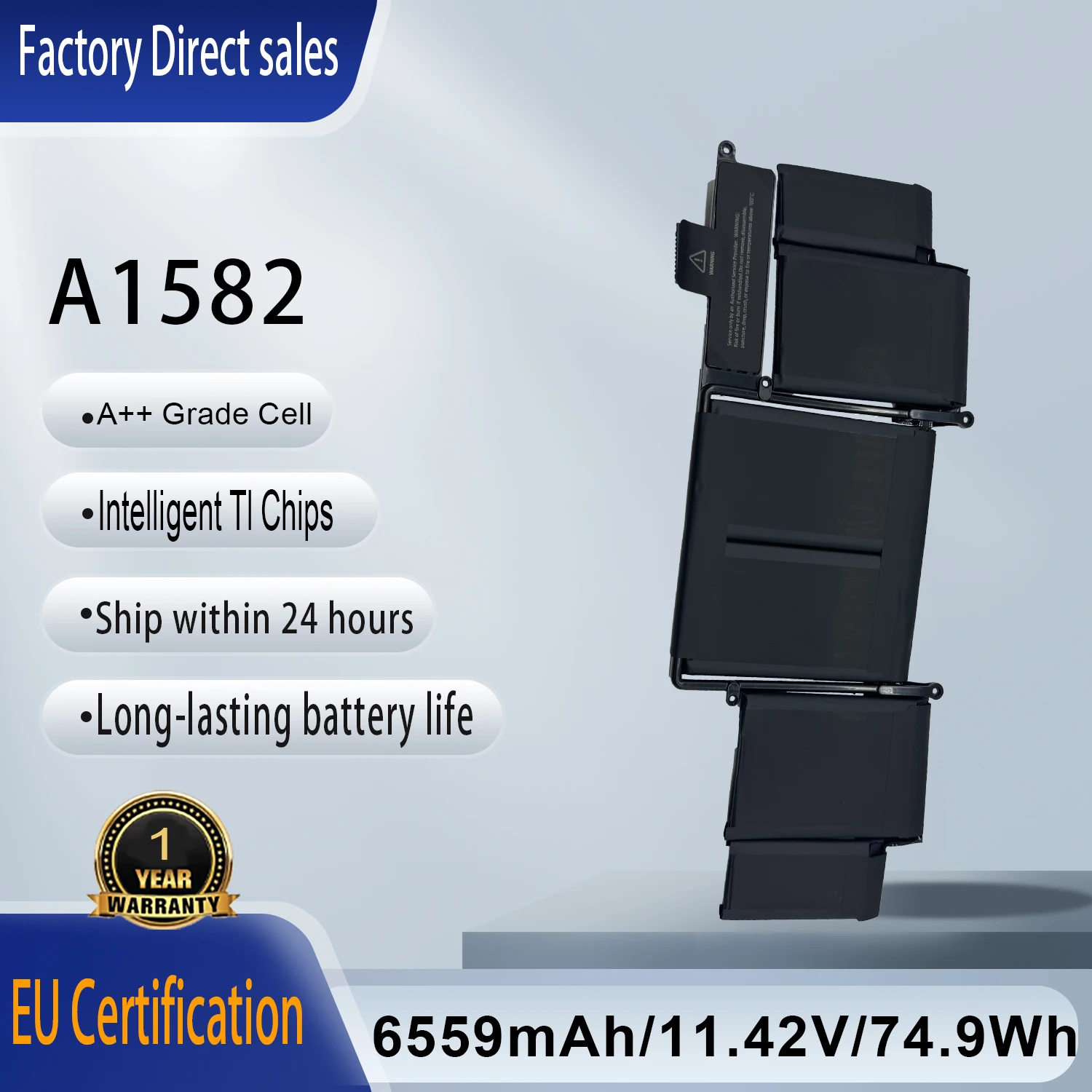 Аккумулятор для ноутбука A1502 A1582 для Apple MacBook Pro Retina 13” A1493 (начало 2015 г. – середина 2015 г., середина 2014 г. – начало 2013 г., конец 2013 г.) 020-00010
Аккумулятор для ноутбука A1502 A1582 для Apple MacBook Pro Retina 13” A1493 (начало 2015 г. – середина 2015 г., середина 2014 г. – начало 2013 г., конец 2013 г.) 020-00010