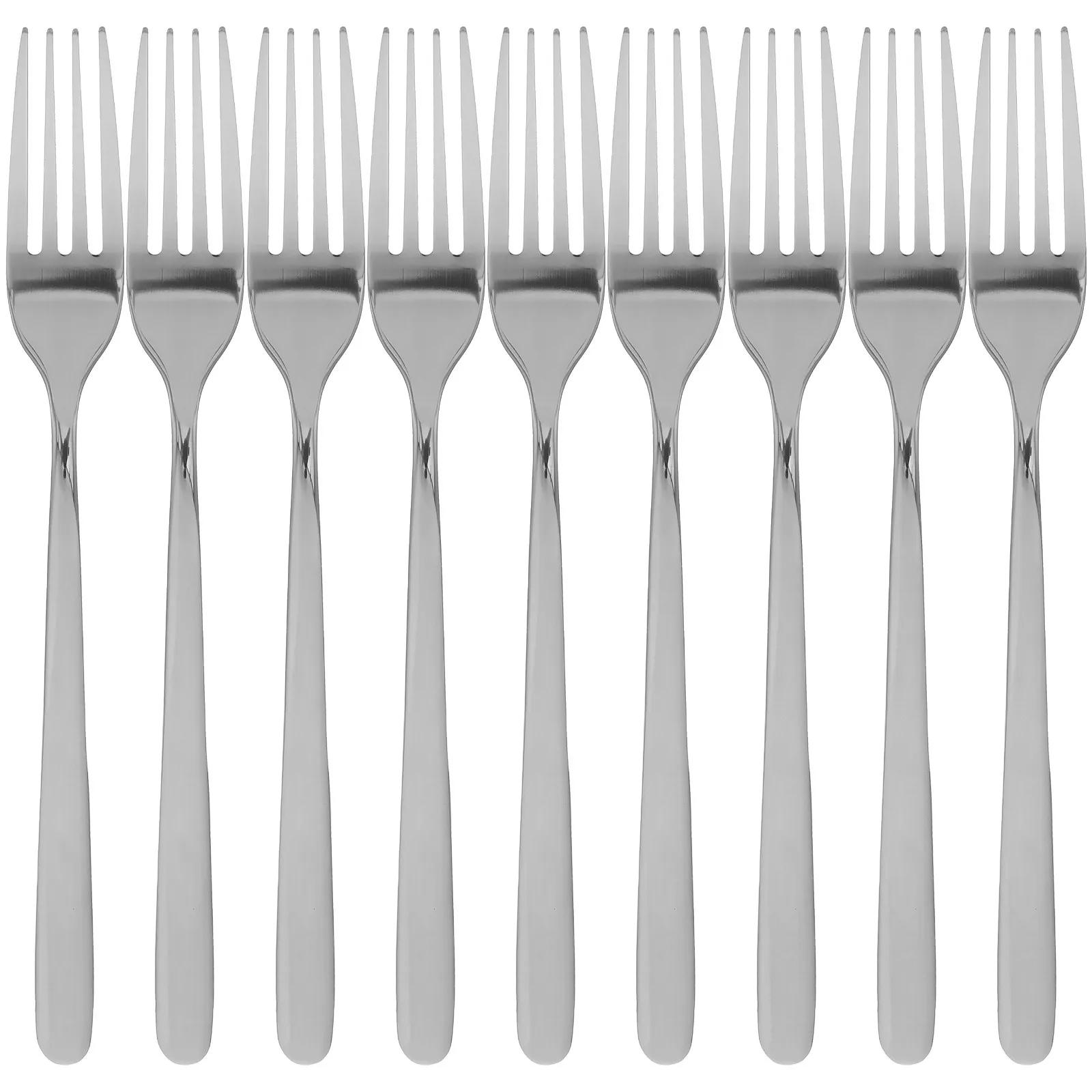 12Pcs Stainless Steel Dinner Forks Set Heavy Duty Dishwasher Safe for Wedding Home Restaurant Appetizer Salad Dessert Cake Forks
12Pcs Stainless Steel Dinner Forks Set Heavy Duty Dishwasher Safe for Wedding Home Restaurant Appetizer Salad Dessert Cake Forks