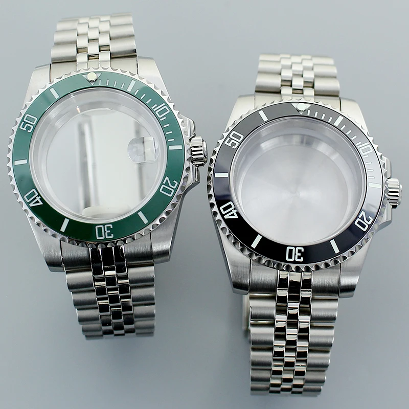 40MM watch Cases Jubilee bands NH35 Watch parts Sapphire Glass Fit Seiko NH35 NH36 8205 2824 Movement 28.5mm Dial For Submariner
40MM watch Cases Jubilee bands NH35 Watch parts Sapphire Glass Fit Seiko NH35 NH36 8205 2824 Movement 28.5mm Dial For Submariner