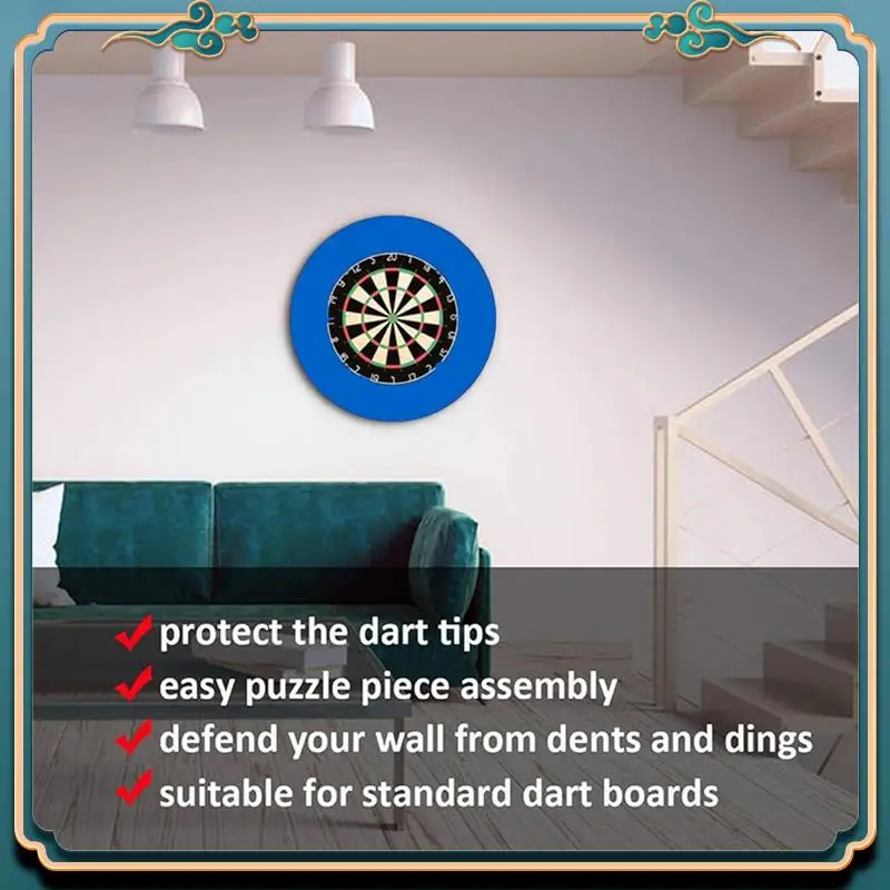 Dartboard Surround Wall Protector Eva Splicing Dartboard Backboard Surround,Wall Protection For 18-Inch Dartboard Easy To Use C
Dartboard Surround Wall Protector Eva Splicing Dartboard Backboard Surround,Wall Protection For 18-Inch Dartboard Easy To Use C