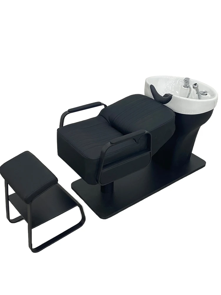 Ceramic Basin Half Lying Shampoo and Barber Shop Special Stainless Steel Hair Salon Rinsing Massage Bed
Ceramic Basin Half Lying Shampoo and Barber Shop Special Stainless Steel Hair Salon Rinsing Massage Bed