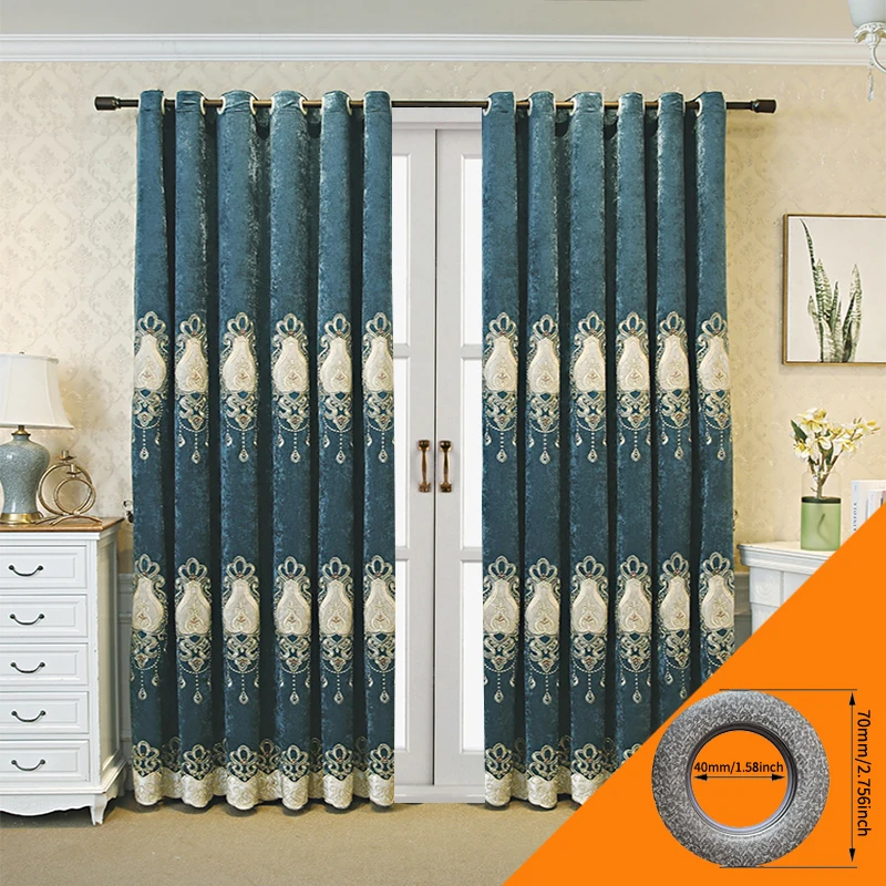 2pcs Chenille European embroidery high-grade light luxury shading living room bedroom finished products
2pcs Chenille European embroidery high-grade light luxury shading living room bedroom finished products