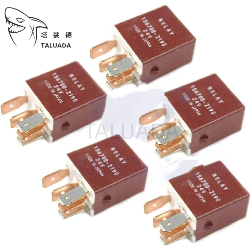 5PCS 4436534 156700-2190 For Hitachi ZX210 ZX240 Relay ZAX600 ZAX800 Relay 5 Pins 24V Excavator
5PCS 4436534 156700-2190 For Hitachi ZX210 ZX240 Relay ZAX600 ZAX800 Relay 5 Pins 24V Excavator