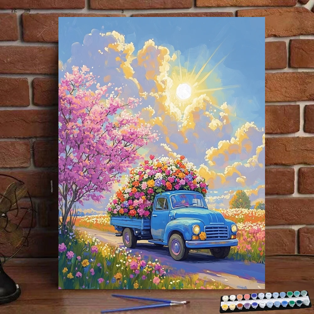 Painting by Numbers Car in the flower field Art Culture Digital Painting Handmade Adult Children Gift Wall Decoration D
Painting by Numbers Car in the flower field Art Culture Digital Painting Handmade Adult Children Gift Wall Decoration D