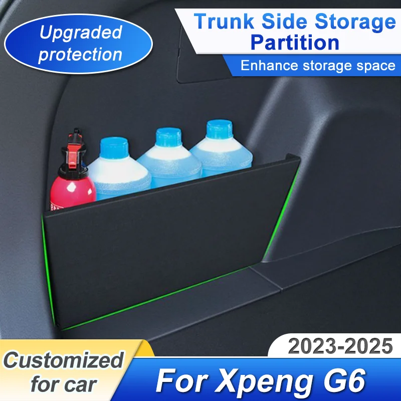 Thicken Trunk Side Partition Car Interior Car Trunk Storage Partition Multifunction Storage Box For Xpeng G6 2023 2024 2025
Thicken Trunk Side Partition Car Interior Car Trunk Storage Partition Multifunction Storage Box For Xpeng G6 2023 2024 2025