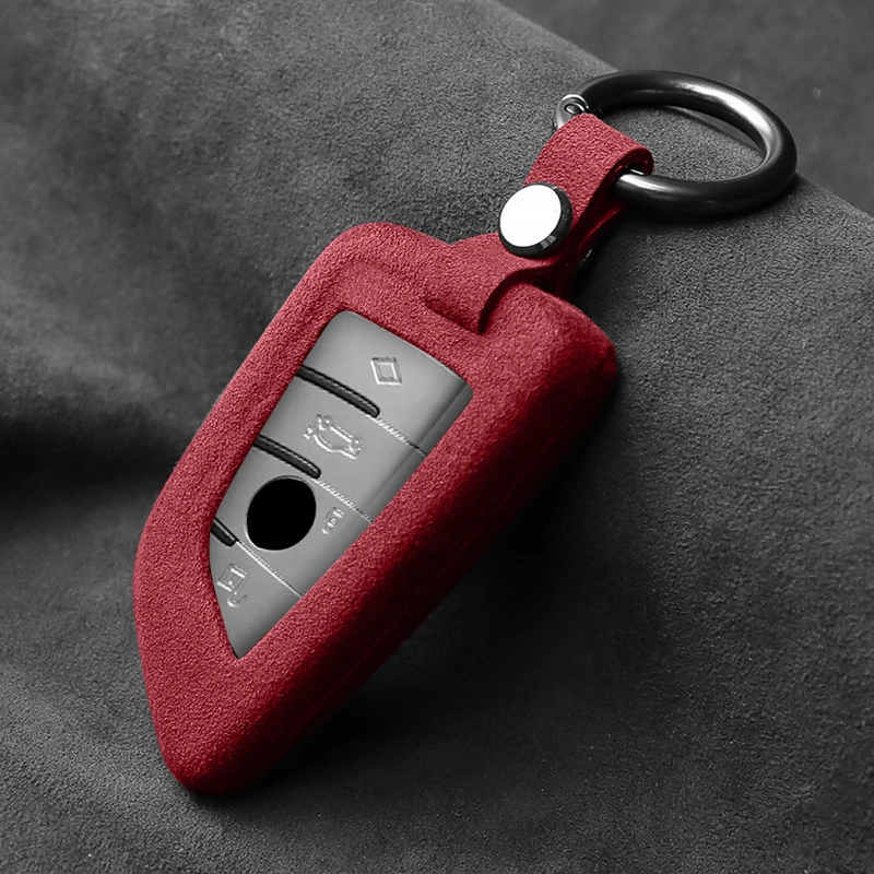 Чехол для автомобильного ключа из алькантары, аксессуары для брелоков BMW X1 X3 X5 X6 Series 1 2 3 5 7 F15 F16 F20 F22 F30 F32 G30
Чехол для автомобильного ключа из алькантары, аксессуары для брелоков BMW X1 X3 X5 X6 Series 1 2 3 5 7 F15 F16 F20 F22 F30 F32 G30