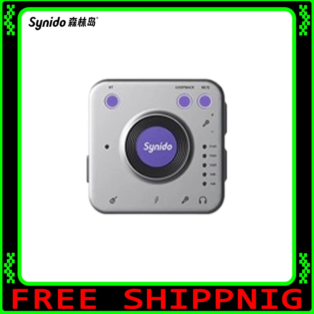 Synido Live Dock A20 Pro Live Broadcast External Sound Card with Mobile Phone Computer Instrument Internal Record Little UFO Man
Synido Live Dock A20 Pro Live Broadcast External Sound Card with Mobile Phone Computer Instrument Internal Record Little UFO Man