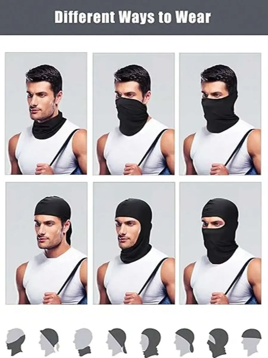 6 Pack UV Protection Balaclava Mask Windproof Dustproof Full Face Cover For Cycling Skiing Motorcycle Hiking
6 Pack UV Protection Balaclava Mask Windproof Dustproof Full Face Cover For Cycling Skiing Motorcycle Hiking