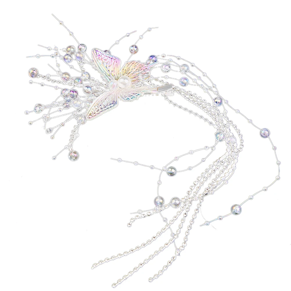 Handmade Pearl Tassel Butterfly Bridal Hair Clip Elegant Wedding Accessories Fancy Headpiece Lightweight Secure Comb Pin
Handmade Pearl Tassel Butterfly Bridal Hair Clip Elegant Wedding Accessories Fancy Headpiece Lightweight Secure Comb Pin