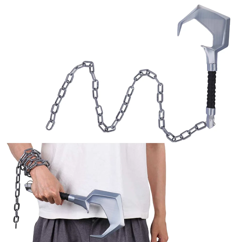 Lobo Cosplay Hook Weapons Prop Plastic Replica Chain Hook Costume Accessory Superhero Halloween Carnival Role Play Fancy Dress
Lobo Cosplay Hook Weapons Prop Plastic Replica Chain Hook Costume Accessory Superhero Halloween Carnival Role Play Fancy Dress