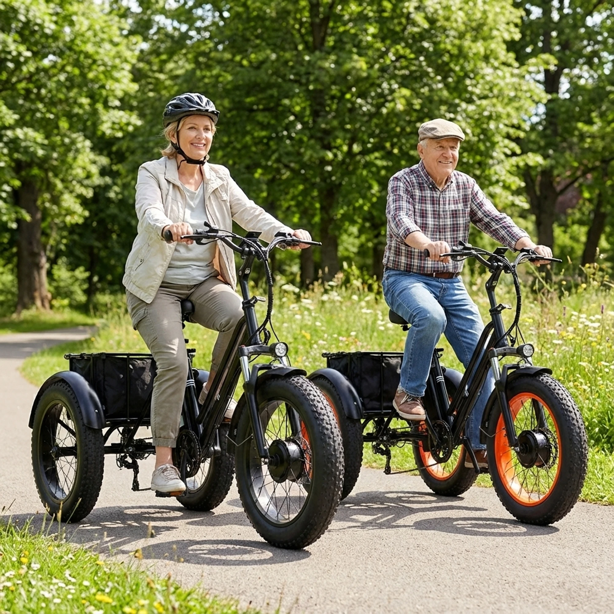 Электрический складной трайк PEAK 750W для взрослых, запас хода 50 миль, съемная батарея 48V 15AH и 7-скоростная трансмиссия, толстые шины 20"X4.4"
Электрический складной трайк PEAK 750W для взрослых, запас хода 50 миль, съемная батарея 48V 15AH и 7-скоростная трансмиссия, толстые шины 20"X4.4"