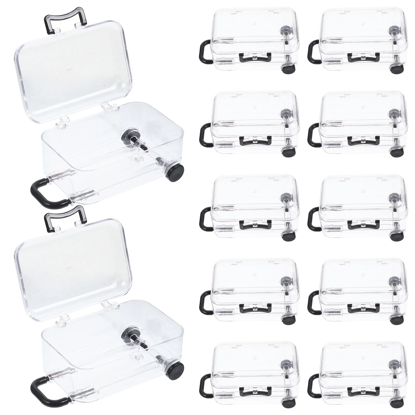 12 Pcs Favor Boxes for Wedding Trolley Case Candies Shirt Presents Mini Party Favors Decorate Miniature Black Gifts Baby
12 Pcs Favor Boxes for Wedding Trolley Case Candies Shirt Presents Mini Party Favors Decorate Miniature Black Gifts Baby