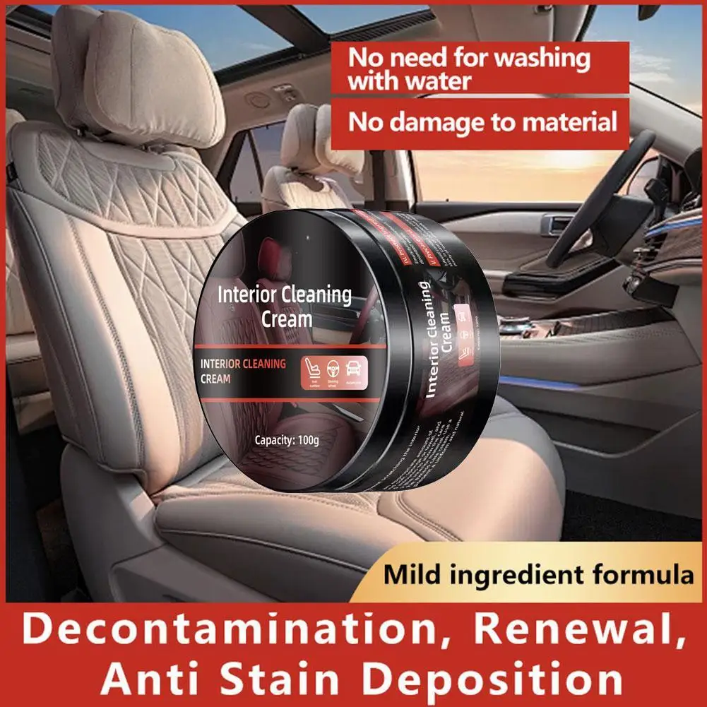 Multifunctional Car Interior Cleaning Cream For Car Leather Seat ,Dashboard, Steering Wheel Car Maintenance Care Cream
Multifunctional Car Interior Cleaning Cream For Car Leather Seat ,Dashboard, Steering Wheel Car Maintenance Care Cream