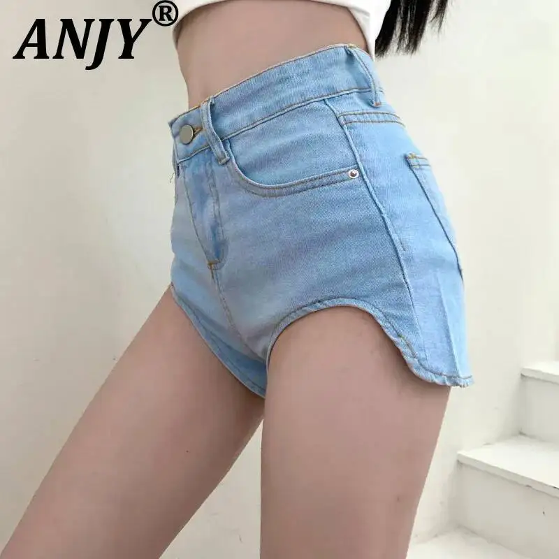 ANJY Summer New Women Fashion Sexy Design Niche High-waisted Slimming Denim Shorts Washed Vintage Stylish Trend Hot Pants A24537
ANJY Summer New Women Fashion Sexy Design Niche High-waisted Slimming Denim Shorts Washed Vintage Stylish Trend Hot Pants A24537