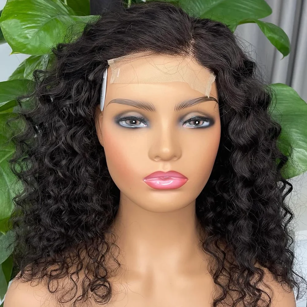 Deep Water Wave Bob Lace Front Wigs Human Hair 230% Density Short Curly Bob 13x4 Lace Wig Pre Plucked Natural Black 4x4 Lace Wig
Deep Water Wave Bob Lace Front Wigs Human Hair 230% Density Short Curly Bob 13x4 Lace Wig Pre Plucked Natural Black 4x4 Lace Wig