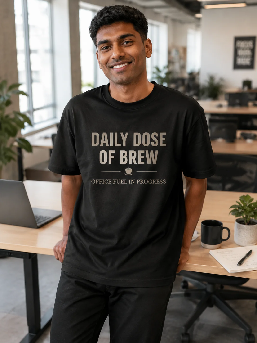 Men Graphic T Shirt Short Sleeve Classic Fit 50% Cotton 50% Polyester Stretch Fabric Coffee Slogan Print Casual Summer Casual
Men Graphic T Shirt Short Sleeve Classic Fit 50% Cotton 50% Polyester Stretch Fabric Coffee Slogan Print Casual Summer Casual