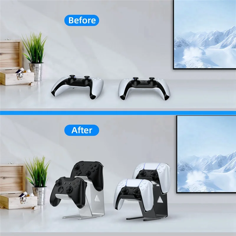 JYS Universal Handle Desktop Storage Bracket Aluminum 2-Tier Stand For Gaming Accessories For PS5/PS4//Switch A
JYS Universal Handle Desktop Storage Bracket Aluminum 2-Tier Stand For Gaming Accessories For PS5/PS4//Switch A