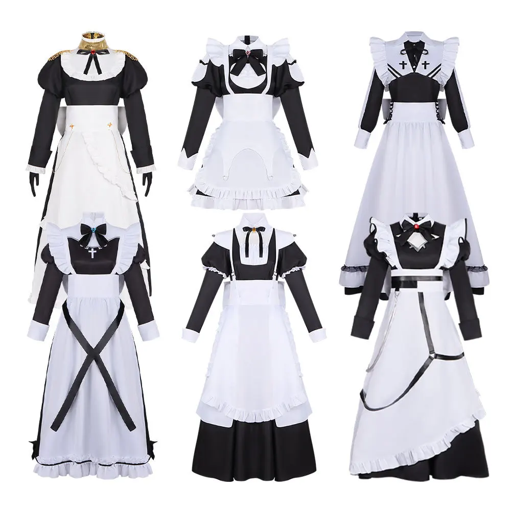 Role Playing Costumes, Black and White Maid Lolita Costume Dress Series, Suitable for Party Performance Costumes
Role Playing Costumes, Black and White Maid Lolita Costume Dress Series, Suitable for Party Performance Costumes