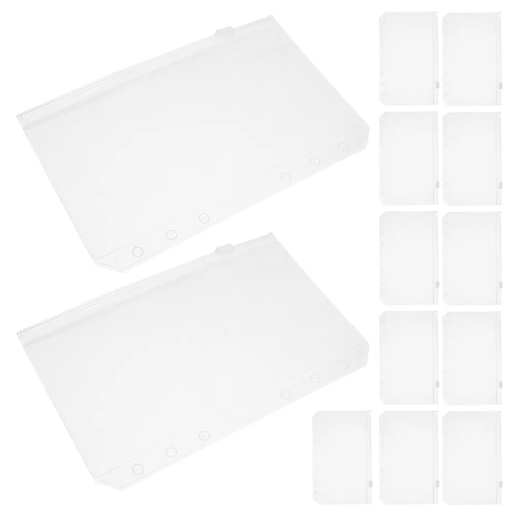 A6 Zipper Binder Inserts 20pcs Plastic Envelopes for Notebook Pouch Multi-Use Loose Leaf Storage Folder Transparent Card Holder
A6 Zipper Binder Inserts 20pcs Plastic Envelopes for Notebook Pouch Multi-Use Loose Leaf Storage Folder Transparent Card Holder