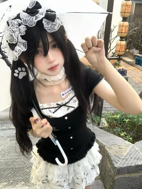 Summer College Style Short Sleeve Cake Skirt Set Women's Fashion Outfit Breathable High Waist Knot T-Shirt Dress
Summer College Style Short Sleeve Cake Skirt Set Women's Fashion Outfit Breathable High Waist Knot T-Shirt Dress