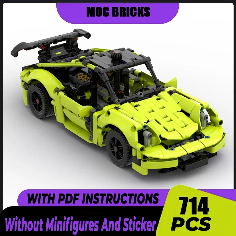 Super Car Moc Building Blocks Green Champion Speed Cars Model Technology Brick DIY Assembly Construction Toy Holiday Set Gifts
Super Car Moc Building Blocks Green Champion Speed Cars Model Technology Brick DIY Assembly Construction Toy Holiday Set Gifts