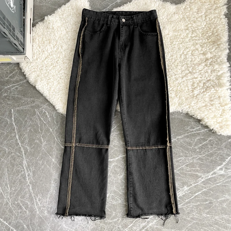 2023 Autumn Spring Mid Weight Men Casual Vintage Denim Jeans Stretch Denim Pants Solid Color Widde Leg Trousers Male C169
2023 Autumn Spring Mid Weight Men Casual Vintage Denim Jeans Stretch Denim Pants Solid Color Widde Leg Trousers Male C169