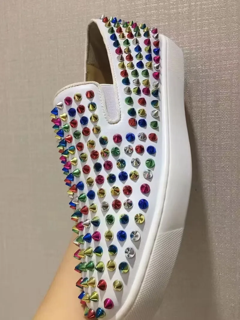 Rivet Pachwork Lace-up Luxury Men Shoes Flat Heel Low Top Designer Casual Flats Loafers Man Shoes Official Sneakers Women Shoes
Rivet Pachwork Lace-up Luxury Men Shoes Flat Heel Low Top Designer Casual Flats Loafers Man Shoes Official Sneakers Women Shoes