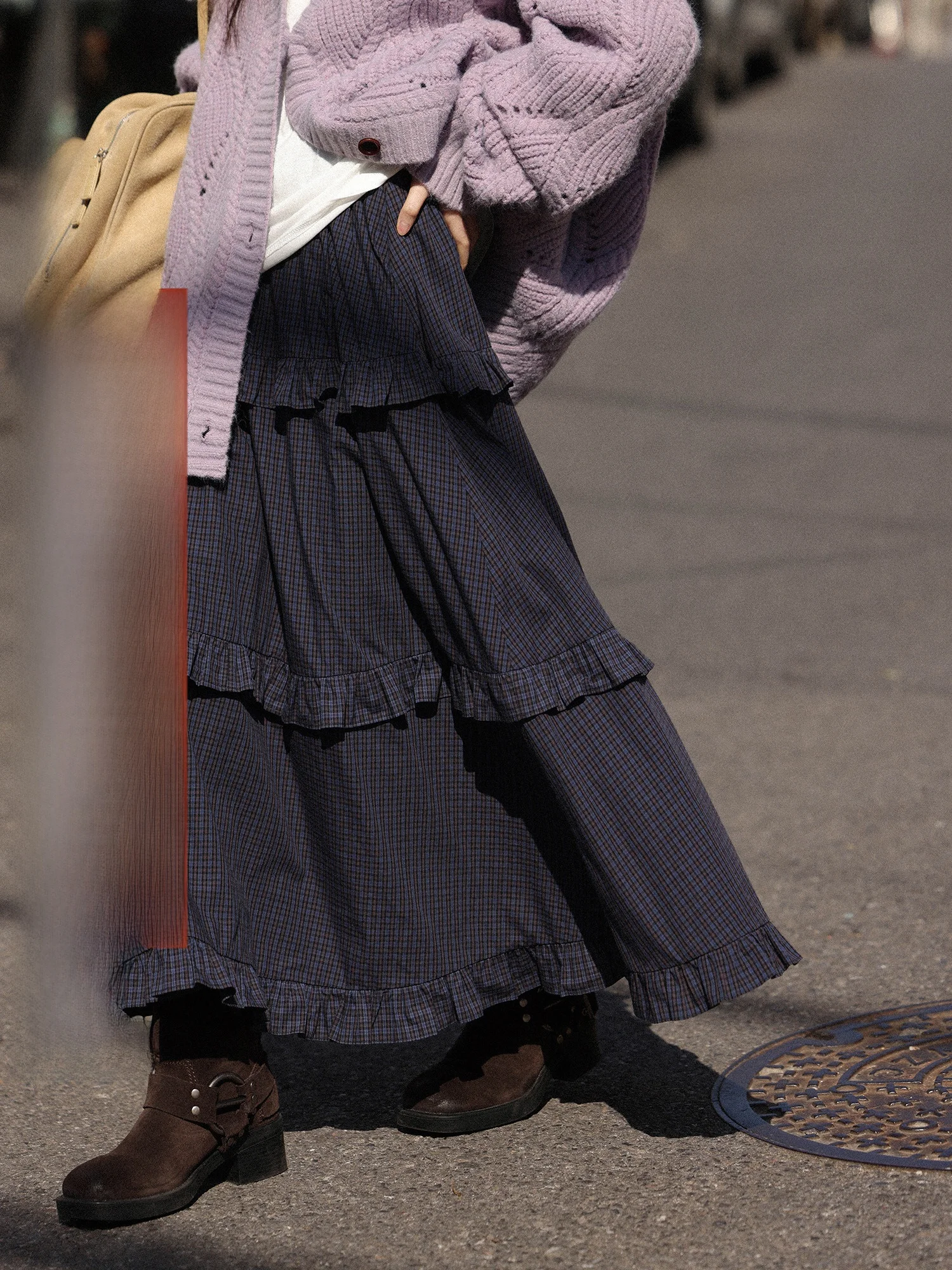 Ele Plaid Midi Skirt Women's Spring Autumn Winter Beautiful Wood ain Umbrella Skirt A-Line Skirt Casual Sle
Ele Plaid Midi Skirt Women's Spring Autumn Winter Beautiful Wood ain Umbrella Skirt A-Line Skirt Casual Sle