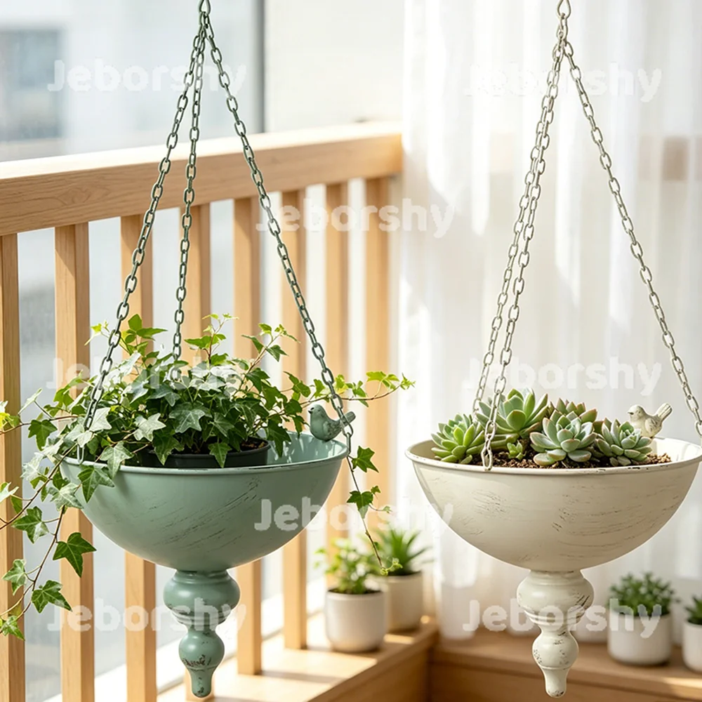 Weather‑Resistant Outdoor Hanging Flower Pot Basket, Decorative Garden Planter Plant Holder, Hanging Display Rack for Balcony
Weather‑Resistant Outdoor Hanging Flower Pot Basket, Decorative Garden Planter Plant Holder, Hanging Display Rack for Balcony